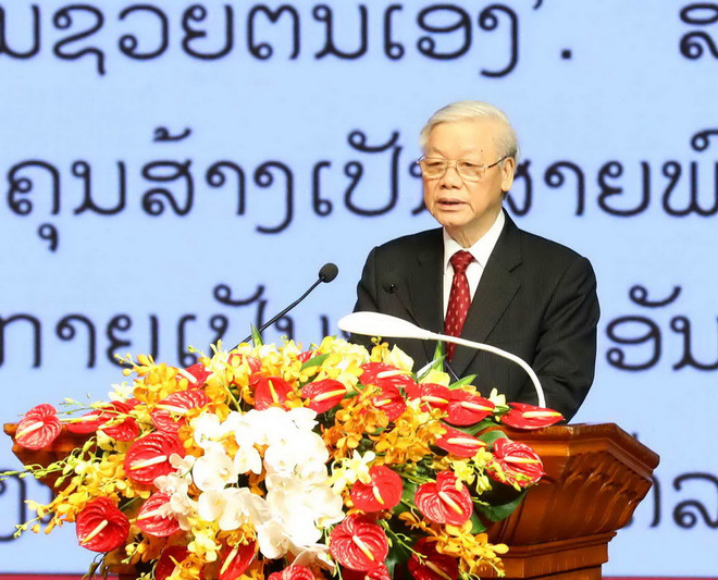Kỷ niệm trọng thể 55 năm Ngày thiết lập quan hệ ngoại giao Việt-Lào ảnh 2