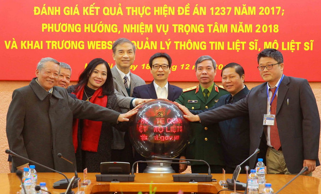 Khai trương website quản lý thông tin liệt sỹ, mộ liệt sỹ ảnh 1