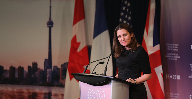 Phó Thủ tướng Canada Chrystia Freeland. (Nguồn: Daily Hive) 3 nước Bắc Mỹ tiếp tục thảo luận về những điều chỉnh cho USMCA ảnh 1