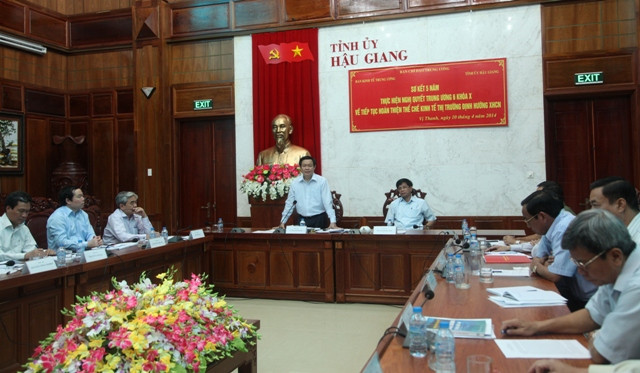 Sơ kết thực hiện nghị quyết TW 6 ở các tỉnh phía Nam ảnh 2