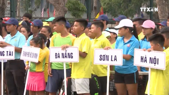 41 vận động viên tranh tài tại giải quần vợt năng khiếu Quốc gia 2016 ảnh 1