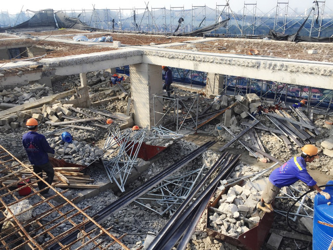 Bí thư Hà Nội chỉ đạo tiếp tục phá dỡ công trình sai phạm 8B Lê Trực ảnh 1