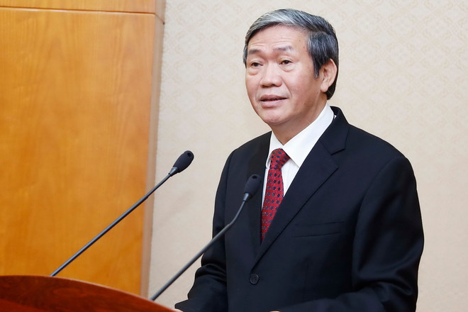 Thường trực Ban Bí thư hội kiến với Chủ tịch Quốc hội Lào ảnh 1