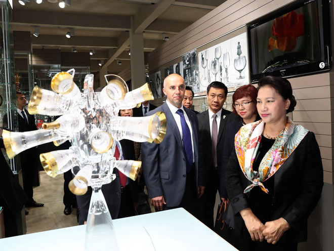 Chủ tịch Quốc hội Nguyễn Thị Kim Ngân thăm, làm việc tại Karlov Vary ảnh 1