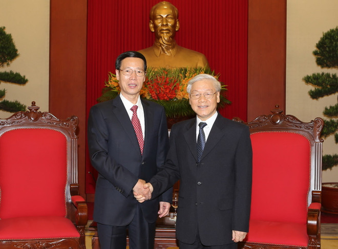 Tổng Bí thư tiếp Phó Thủ tướng Trung Quốc Trương Cao Lệ ảnh 1