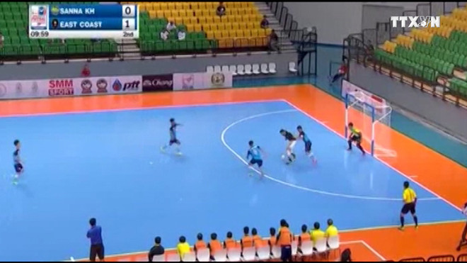 [Video] Giải Futsal Đông Nam Á: East Coast Heat đánh bại S.Khánh Hòa ảnh 1