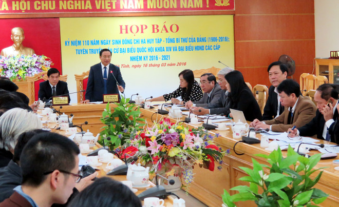 Nhiều hoạt động kỷ niệm 110 năm ngày sinh Tổng Bí thư Hà Huy Tập ảnh 1