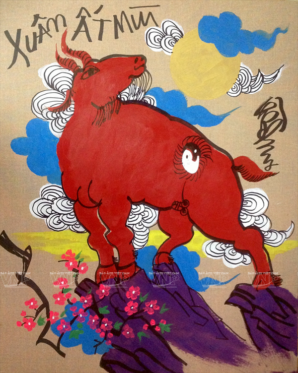 Tết năm Mùi cùng ngồi lại thưởng lãm tranh dê của Lê Trí Dũng ảnh 8