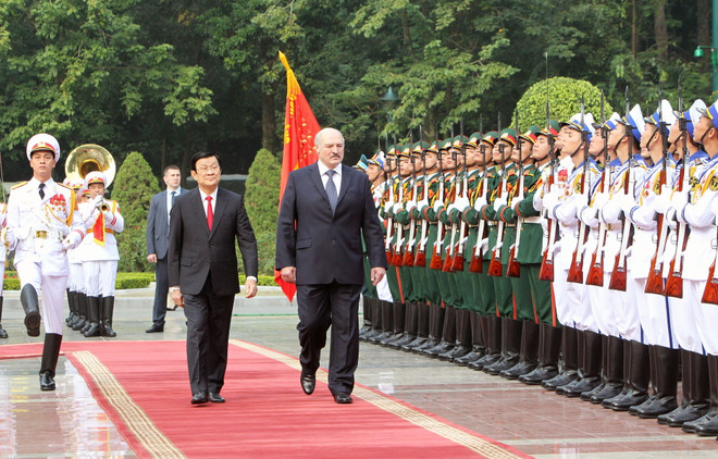 Việt Nam-Belarus ra tuyên bố chung phát triển quan hệ toàn diện ảnh 1