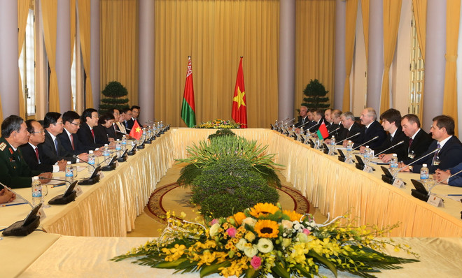 Việt Nam-Belarus ra tuyên bố chung phát triển quan hệ toàn diện ảnh 2