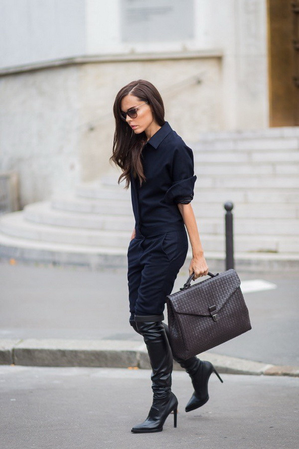 Tạo "dáng chuẩn" cùng đôi Bốt cao trong ngày Đông lạnh giá ảnh 9