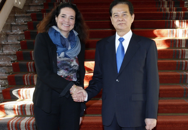 Thủ tướng Nguyễn Tấn Dũng hội kiến lãnh đạo hai viện Quốc hội Bỉ ảnh 2