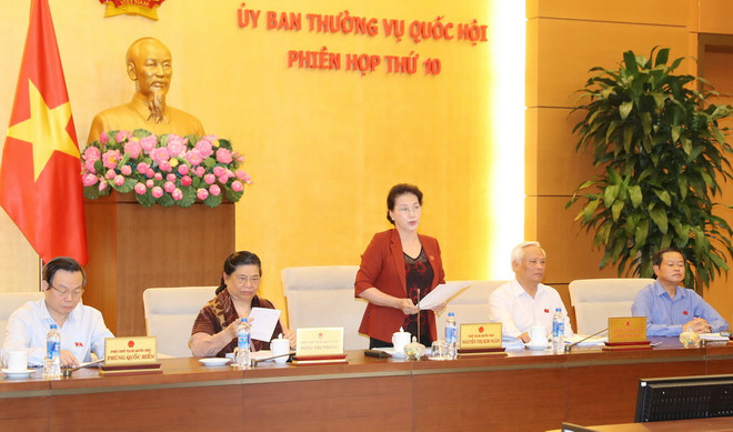 Bế mạc Phiên họp thứ 10 Ủy ban Thường vụ Quốc hội khóa XIV ảnh 1