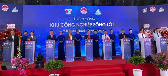 Khởi công xây dựng Khu công nghiệp Sông Lô II tại tỉnh Vĩnh Phúc ảnh 1