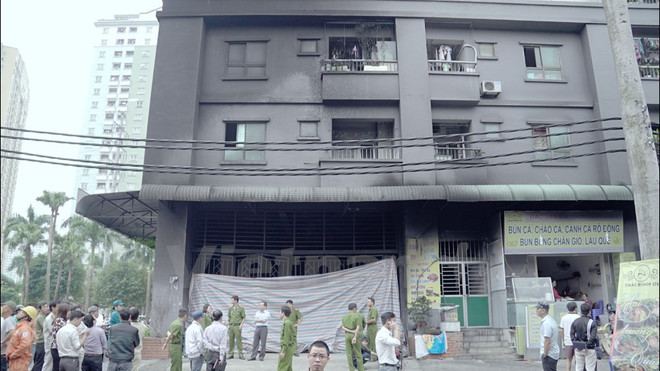 [Video] Cập nhật thiệt hại về tài sản sau vụ cháy chung cư ở Xa La ảnh 1