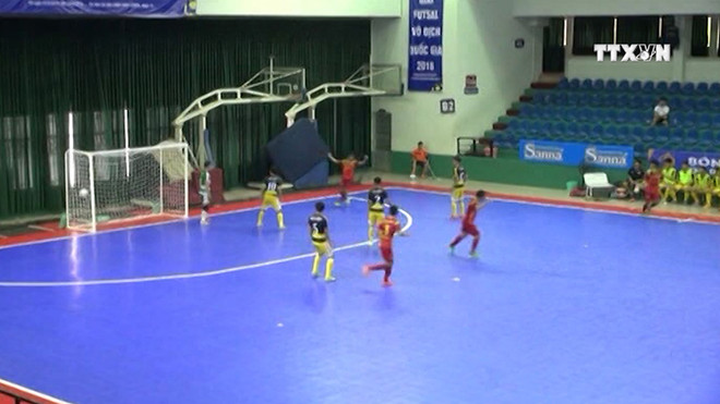 Giải vô địch Quốc gia Futsal: Thái Sơn Nam tiến gần “ngôi vương" ảnh 1