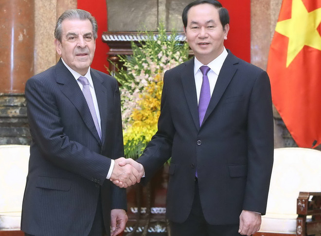 Chủ tịch nước tiếp cựu Tổng thống Chile Eduardo Frei Ruiz-Tagle ảnh 1