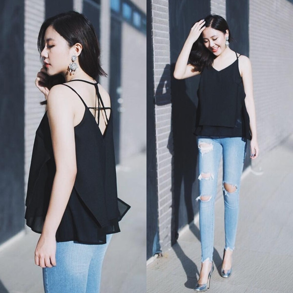 "Chất lừ" với phong cách thời trang đón gió mùa của sao Việt ảnh 4