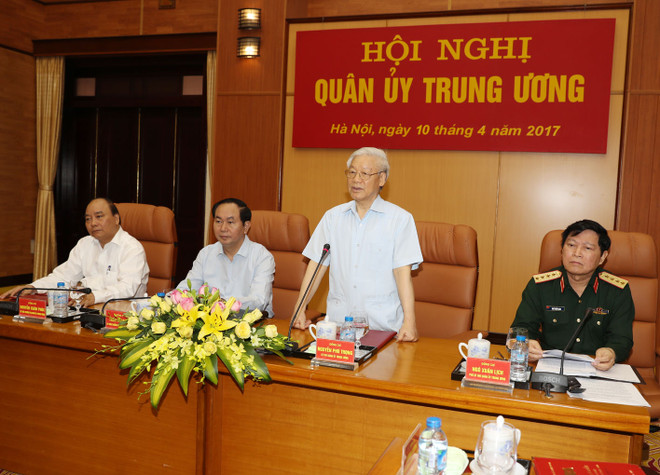 Tổng Bí thư Nguyễn Phú Trọng chủ trì Hội nghị Quân ủy Trung ương ảnh 1