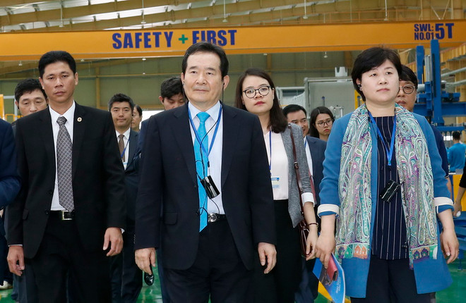 Chủ tịch Quốc hội Hàn Quốc kết thúc chuyến thăm chính thức Việt Nam ảnh 1