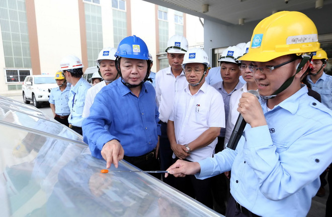 Kiểm tra tiến độ các công trình bảo vệ môi trường tại Formosa Hà Tĩnh ảnh 1