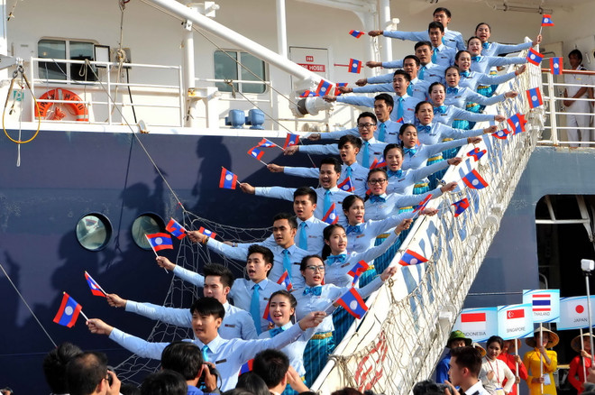 Tàu Thanh niên Đông Nam Á và Nhật Bản đến Thành phố Hồ Chí Minh ảnh 1