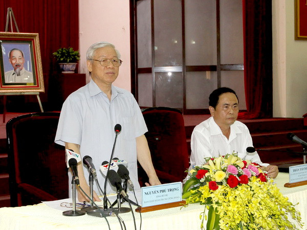 Tổng Bí thư Nguyễn Phú Trọng thăm, làm việc tại Cần Thơ ảnh 1