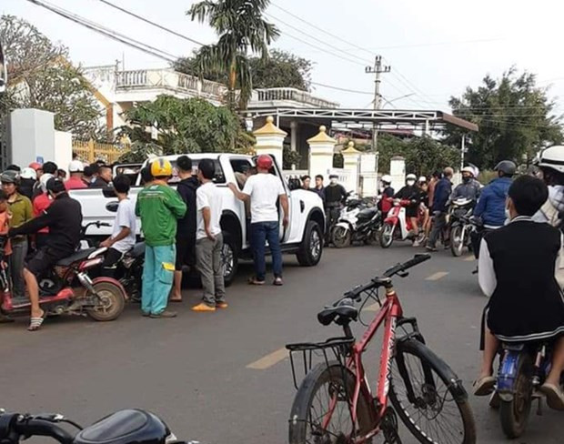 Hiện trường vụ tại nạn do chế tạo pháo nổ khiến 5 em học sinh thương vong ở Đắk Lắk. (Nguồn: VTV) Hiểm họa tiềm ẩn từ việc tự chế tạo và sử dụng trái phép pháo nổ ảnh 1