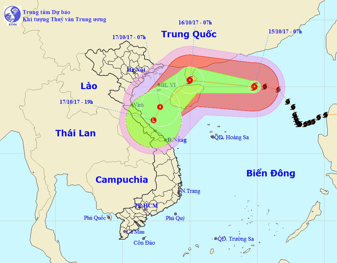 Bão số 11 sẽ giảm xuống cấp 11 và di chuyển theo hướng Tây Tây Bắc ảnh 1
