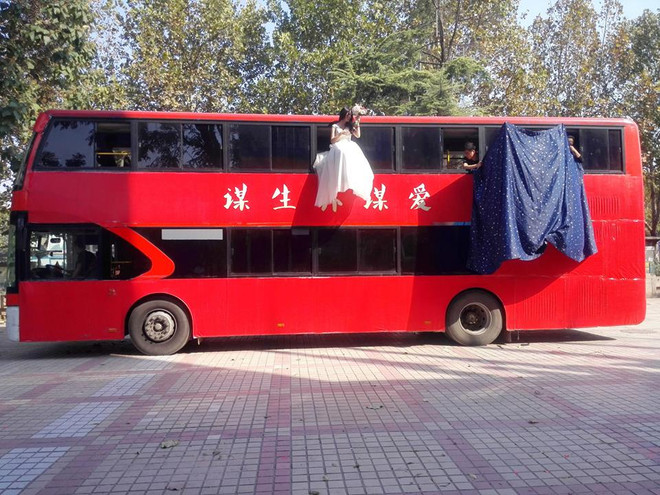 [Photo] Giật mình "đám cưới bay" mà không cô dâu nào dám thử ảnh 3