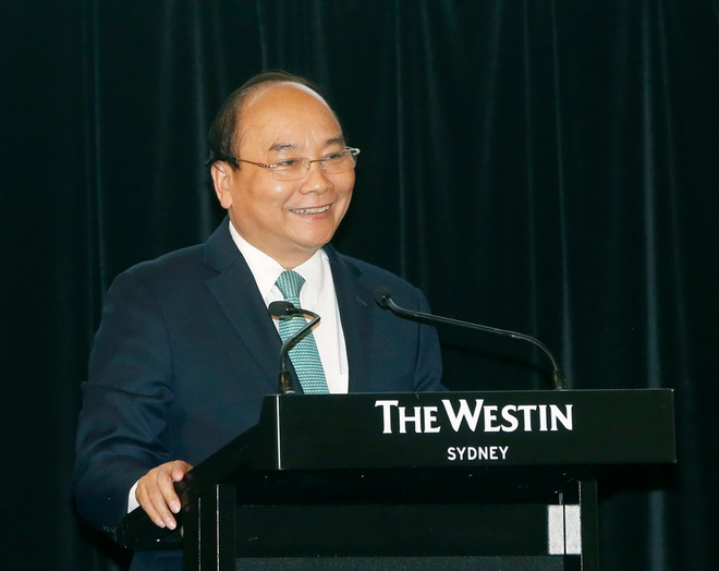 Thủ tướng Nguyễn Xuân Phúc dự Diễn đàn doanh nghiệp Việt Nam-Australia ảnh 1