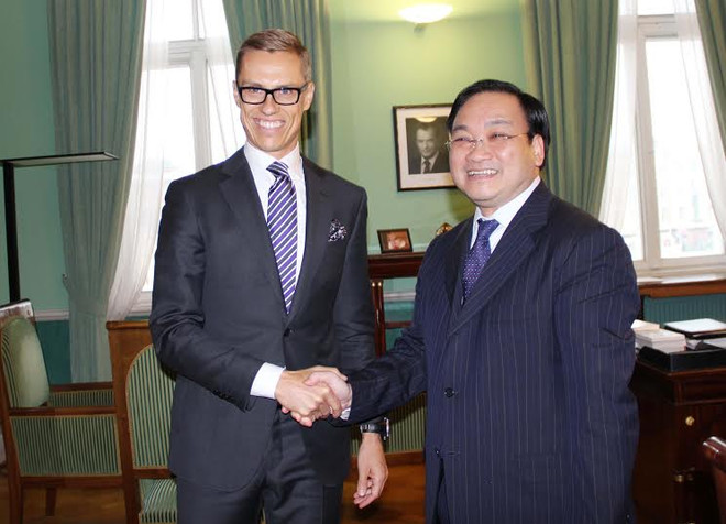 Phó Thủ tướng Hoàng Trung Hải thăm, làm việc tại Phần Lan ảnh 1