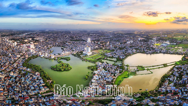 Một góc thành phố Nam Định hôm nay. (Nguồn: Báo Nam Định) nam dinh 2.png