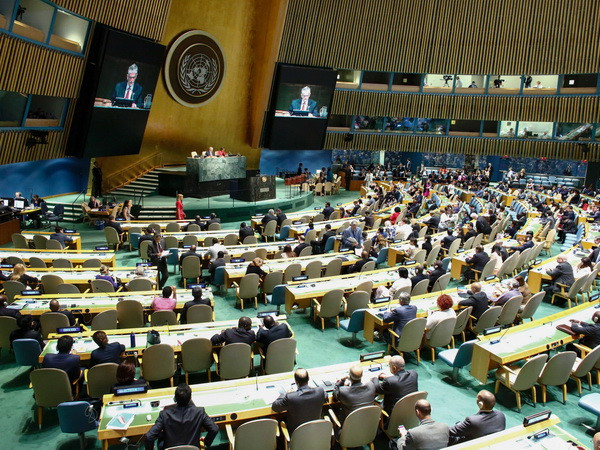 [Video] LHQ bầu 5 thành viên không thường trực mới của HĐBA ảnh 1