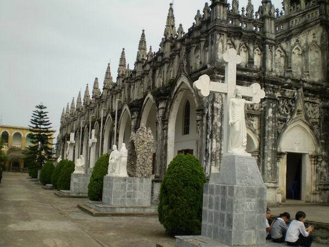 Nhà thờ Trà Cổ - công trình tuyệt tác nghệ thuật vùng Đông Bắc ảnh 7