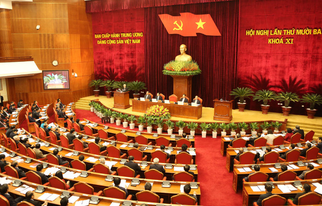 Thảo luận về công tác nhân sự Ban Chấp hành Trung ương khóa XII ảnh 1