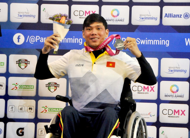 Võ Thanh Tùng giành huy chương thứ 3 tại giải bơi người khuyết tật ảnh 1