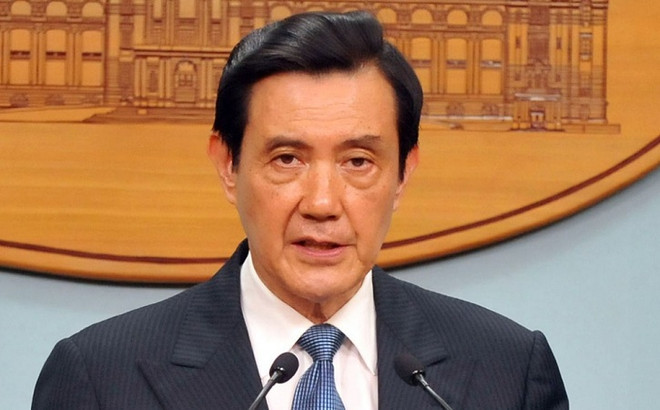 Người đứng đầu vùng lãnh thổ Đài Loan (Trung Quốc) Mã Anh Cửu. (Nguồn: AFP) Đảng đối lập Đài Loan phản đối Trung Quốc hạ đặt giàn khoan ảnh 1