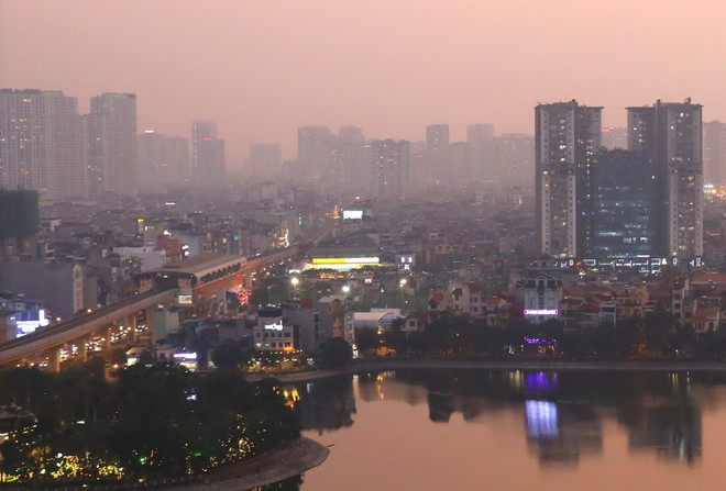 Đêm cuối năm 2019, Hà Nội vẫn ô nhiễm bụi ở ngưỡng nguy hại ảnh 1