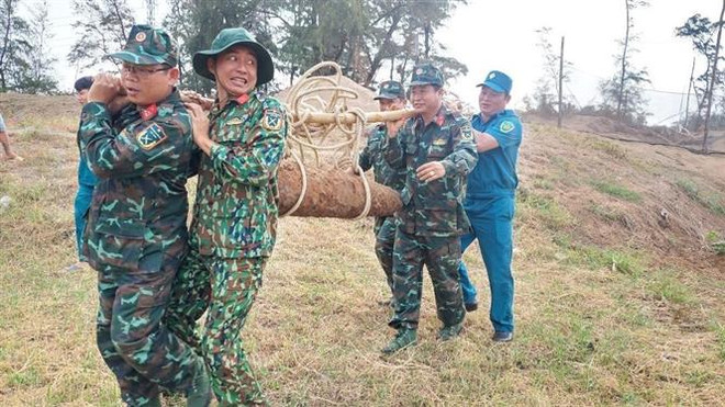 Trà Vinh: Xử lý an toàn quả bom trên 150kg, còn nguyên ngòi nổ ảnh 2