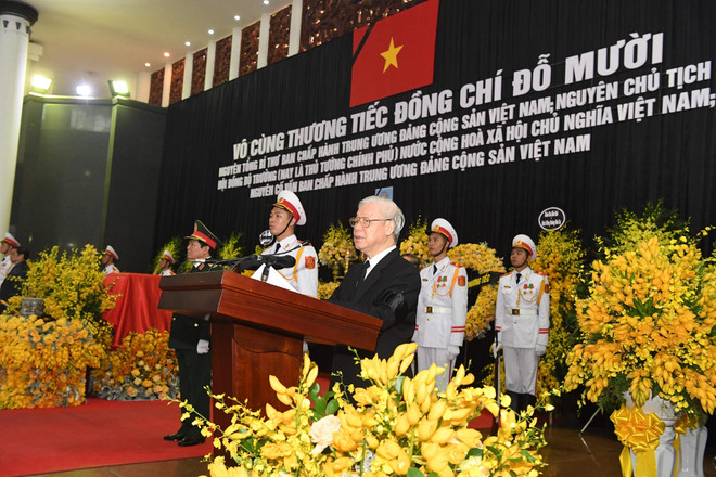 Cử hành trọng thể Lễ truy điệu nguyên Tổng Bí thư Đỗ Mười ảnh 2