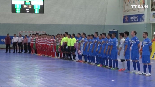 Á quân Sanna Khánh Hòa bại trận ngày mở màn giải fusal quốc gia ảnh 1