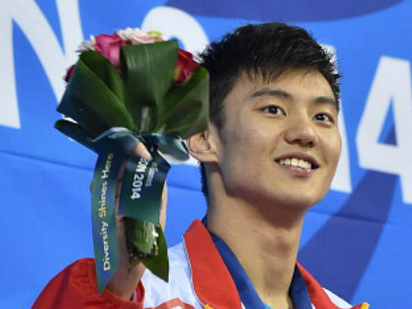 ASIAD 17: Mạng xã hội "sốt" vì kình ngư Trung Quốc điển trai ảnh 1