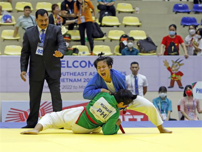 SEA Games 31: Đội tuyển Kurash Việt Nam giành bảy huy chương Vàng ảnh 1