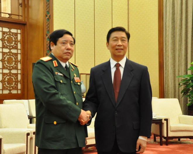Phó Chủ tịch Trung Quốc tiếp đoàn quân sự cấp cao Việt Nam ảnh 1