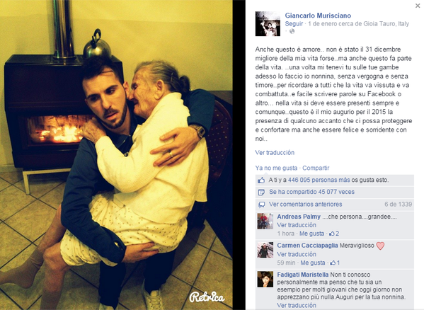 Thanh niên Italy gây sốt cộng đồng mạng vì bức ảnh bế bà nội ảnh 1