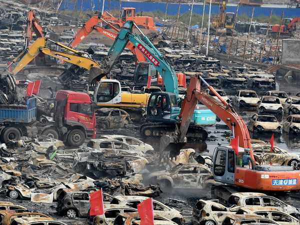 [Video] Số người thiệt mạng trong vụ nổ Thiên Tân tiếp tục tăng ảnh 1