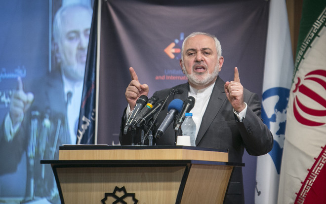 Ngoại trưởng Iran Mohammad Javad Zarif phát biểu tại Tehran ngày 21/10/2019. (Nguồn: THX/TTXVN) Iran chỉ trích EU không thực thi đầy đủ cam kết trong JCPOA ảnh 1