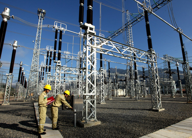 Gắn biển công trình đường dây 500kV Sơn La-Lai Châu ảnh 1