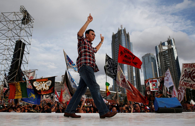 Cuộc đua tranh chức thị trưởng Jakarta vẫn rất "nóng bỏng" ảnh 1